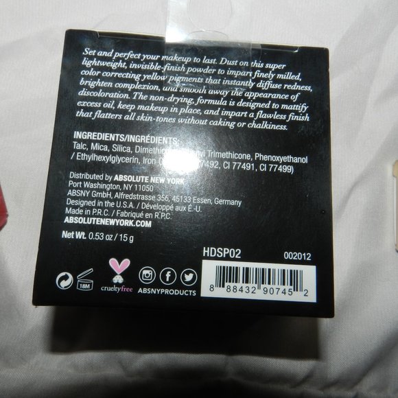 Absolute New York HD Flawless Setting Powder Brightening Banana - Picture 13 of 15